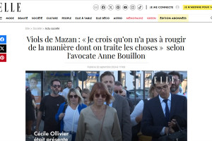 Pour ELLE Anne Bouillon analyse le procès des viols de Mazan